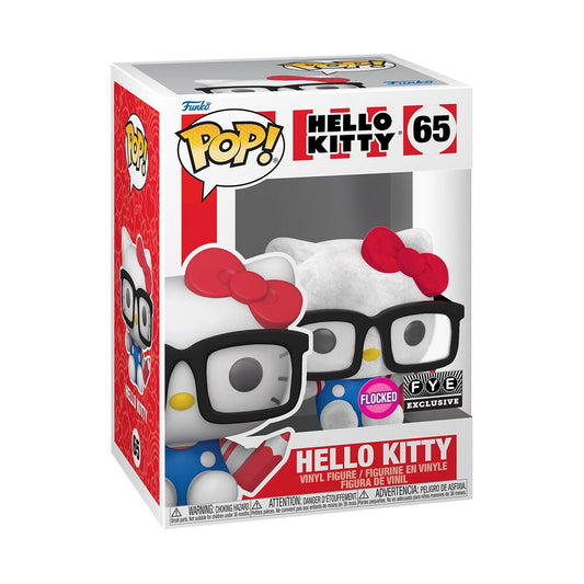 Funko Pop! Hello Kitty Flocked Hipster Nerd (FYE Exclusive)