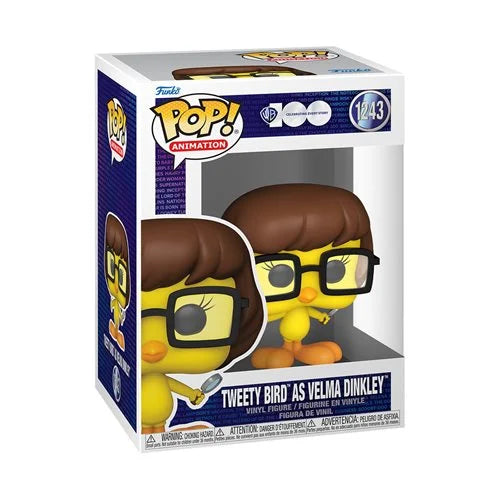 Warner Bros. 100th Anniversary Looney Tunes X Scooby-Doo Tweety Bird as Velma Dinkley Pop! Vinyl Figure