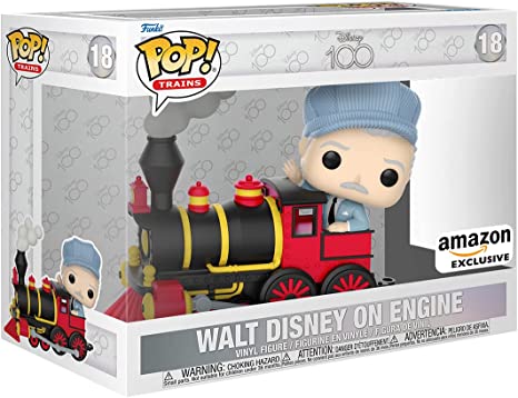 Funko Pop! Train: Disney 100 - Walt Disney on Engine, Walt Disney, Amazon Exclusive