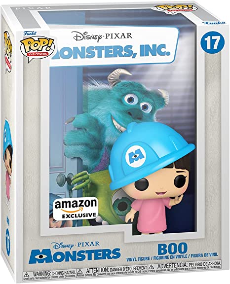 Funko Pop! VHS Cover: Disney - Monsters, Inc., Boo with Hard Hat, Amazon Exclusive
