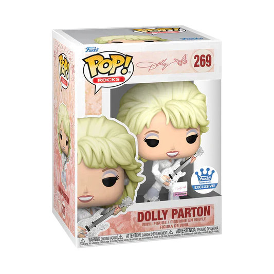 Funko Pop! Dolly Parton In White Pantsuit (Funko Shop Exclusive)