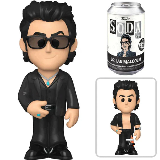 Vinyl Soda: Jurassic Park - Ian Malcolm w/ Chance of Chase Funko Soda