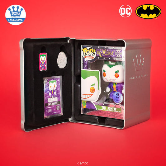 DC COMICS POP! CLASSICS THE JOKER FUNKO 25TH ANNIVERSARY FUNKO SHOP EXCLUSIVE