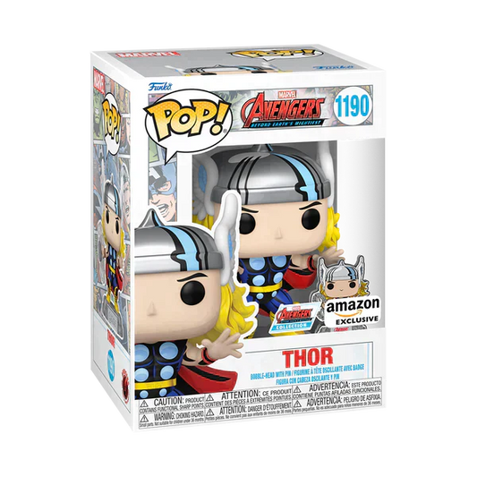 POP! THOR (WITH PIN) - AVENGERS: BEYOND EARTH'S MIGHTIEST - Amazon Exclusive