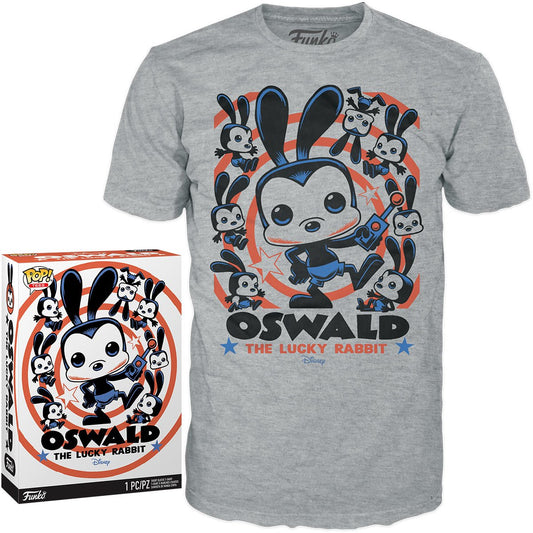 Disney Oswald the Lucky Rabbit Adult Boxed Pop! T-Shirt