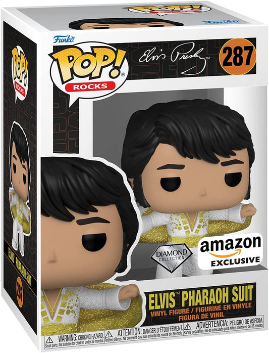 Funko Pop! Rocks: Elvis Presley - Diamond Glitter (Amazon Exclusive)