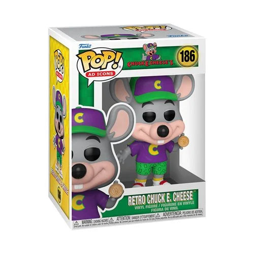 Chuck E. Cheese's Retro Chuck E. Cheese Pop! Vinyl Figure #186
