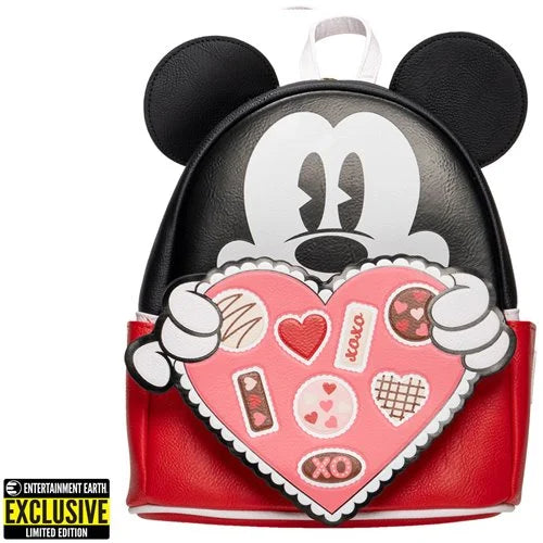 Mickey Mouse Chocolate Box Valentine Mini-Backpack - Entertainment Earth Exclusive