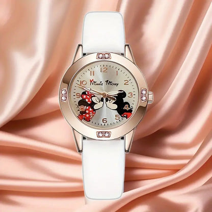 Montre à quartz Disney pour femmes avec Stitch et Mickey Minnie