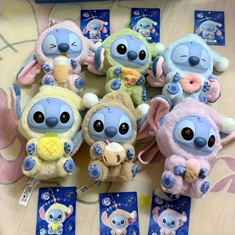 Stitch Eat Something Before Sleep Series Vinyl Figure Confirmed - Whole Set