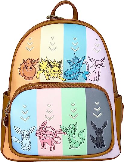 Loungefly Pokemon Eeveelutions Womens Double Strap Shoulder Bag Purse