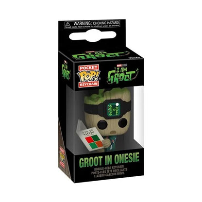 I Am Groot in Onesie Pocket Pop! Key Chain