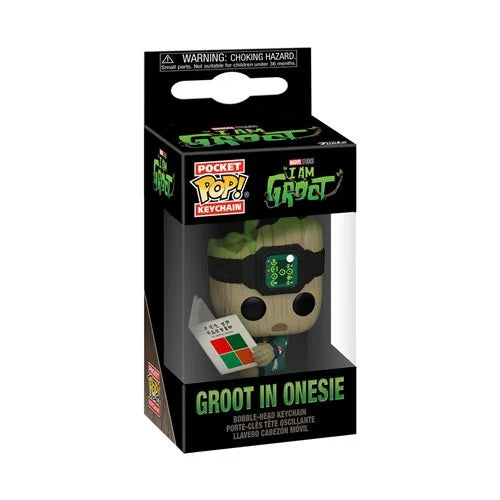 I Am Groot in Onesie Pocket Pop! Key Chain