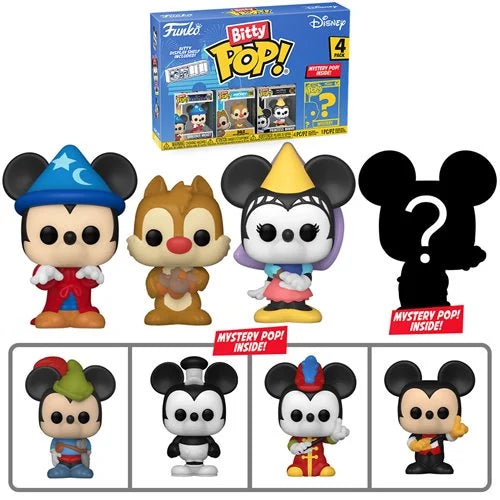 Disney Classics Sorcerer Mickey Bitty Pop! Mini-Figure 4-Pack