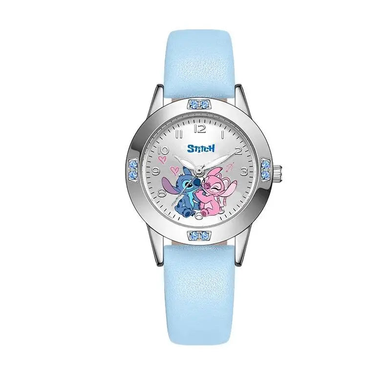 Montre à quartz Disney pour femmes avec Stitch et Mickey Minnie