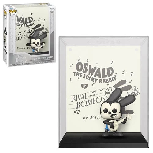 Disney 100 Oswald the Lucky Rabbit Pop! Art Cover Figure with Case