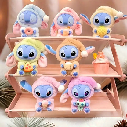 Stitch Eat Something Before Sleep Series Vinyl Figure Confirmed - Whole Set
