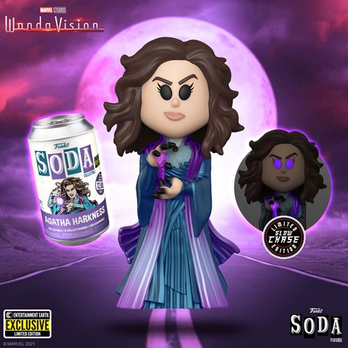 WandaVision Agatha Vinyl Soda Figure - Entertainment Earth Exclusive