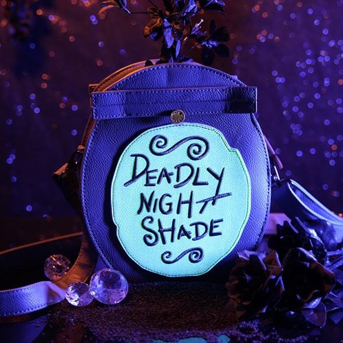 The Nightmare Before Christmas Deadly Night Shade Crossbody Purse - Entertainment Earth Exclusive