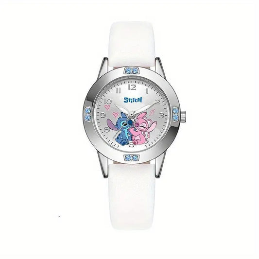 Montre à quartz Disney pour femmes avec Stitch et Mickey Minnie