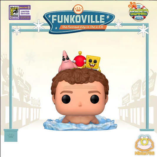 Movie : David Hasselhoff with SpongeBob & Patrick - The SpongeBob SquarePants Funko Pop (2023 SDCC Convention Exclusive)