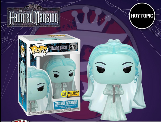 Funko Pop! Disney: The Haunted Mansion - Constance Hatchaway (GITD) Hot Topic Exclusive