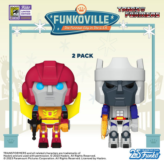 Movies: Transformers : Pop! Rodimus and Pop! Galvatron (2-Pack) (2023 SDCC Summer Convention Exclusive)