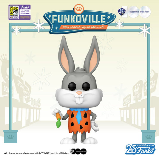 Movies: Disney 100 - Pop! Bugs Bunny™ as Fred Flintstone™ (SDCC 2023 Convention Exclusive)