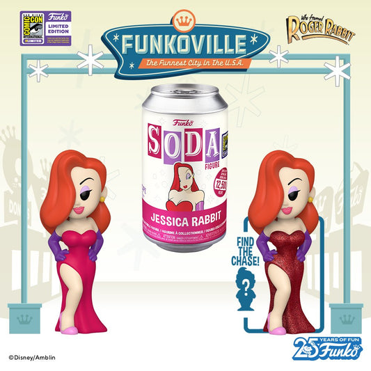 Vinyl: Soda: Movies: Jessica Rabbit (Chance Of Chase) (2023 Summer Convention Exclusive L.E 12,500)