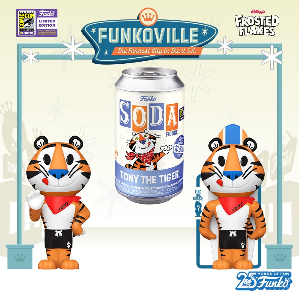 Vinyl SODA: Kelloggs Krosted Flakes : Tony the Tiger™ (2023 Summer Convention Exclusive)