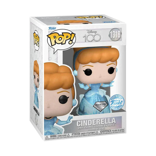 Disney: D100 - Cinderella Diamond Glitter US Exclusive Pop! Vinyl