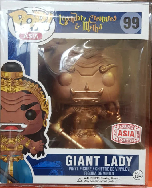 Giant Lady (Gold) - Legendary Creatures & Myths POP! Asia Exclusive Vinyl