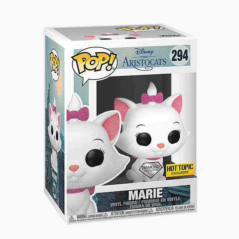 FUNKO POP! DISNEY: THE ARISTOCATS - MARIE [DIAMOND GLITTER] **HOT TOPIC EXCLUSIVE** #294