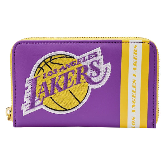 LF NBA LA LAKERS PATCH ICONS ZIPAROUND WALLET