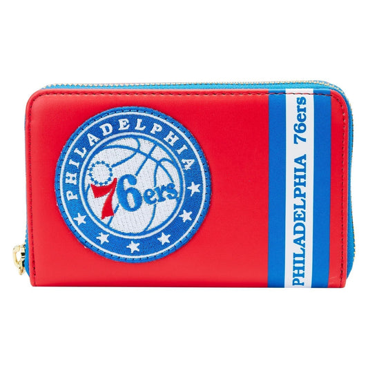 LF NBA PHILADELPHIA 76ERS PATCH ICONS ZIPAROUND WALLET