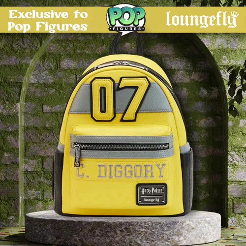 Popfigures Exclusive - Loungefly Harry Potter Cedric Diggory #7 Cosplay Mini Backpack