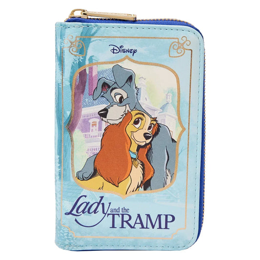 LF DISNEY LADY AND THE TRAMP CLASSIC BOOK ZIPAROUND WALLET