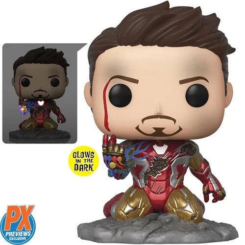 Avengers: Endgame I Am Iron Man GITD Deluxe Pop! Vinyl Figure - Previews Exclusive