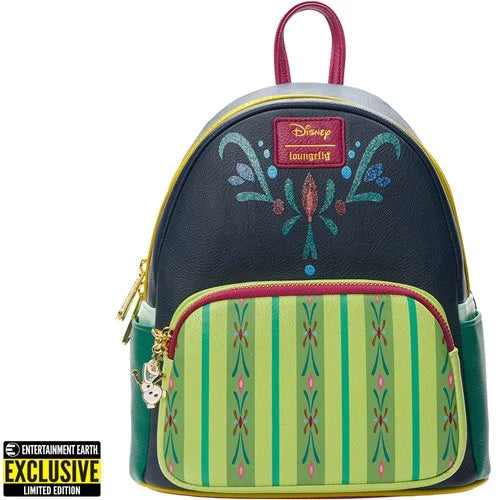 Frozen Princess Anna Cosplay Green Dress Mini-Backpack - Entertainment Earth Exclusive