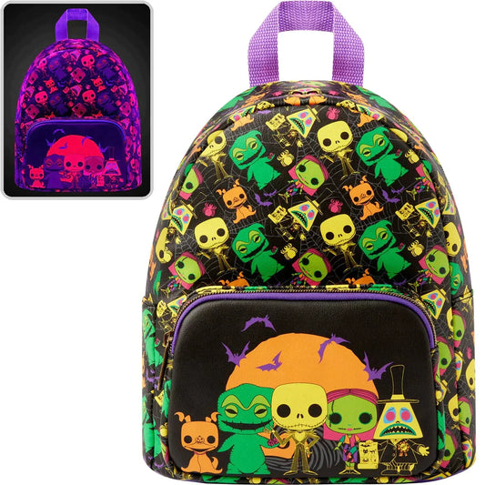 The Nightmare Before Christmas Black Light Mini Backpack