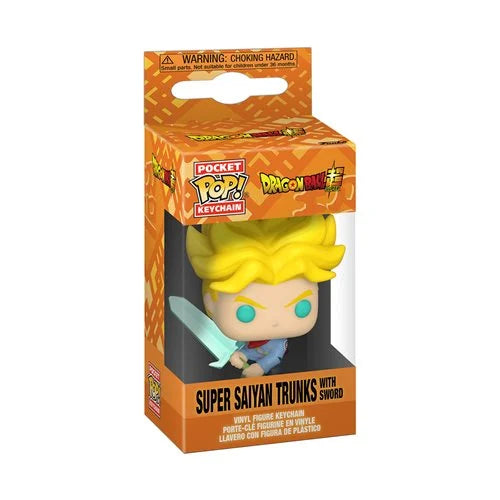 Dragon Ball Super Super Saiyan Trunks with Spirit Sword Pocket Pop! Key Chain