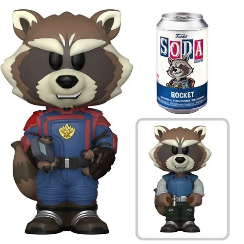 Guardians of the Galaxy Volume 3 Rocket Soda Vinyl Figure - Chance Of Chase