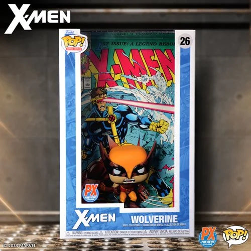 X-Men #1 (1991) Wolverine Pop! Comic Cover Vinyl Figure with Case - Previews Exclusive