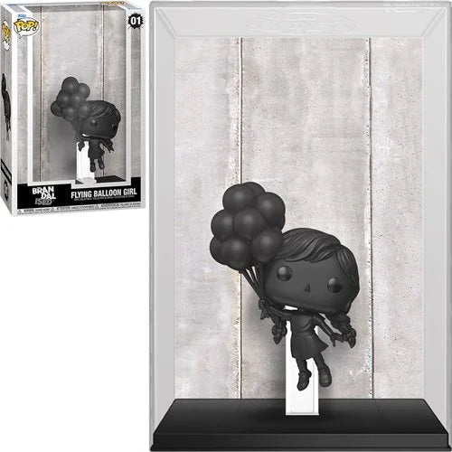Brandalised Flying Balloon Girl Pop! Art Cover Figure with Case