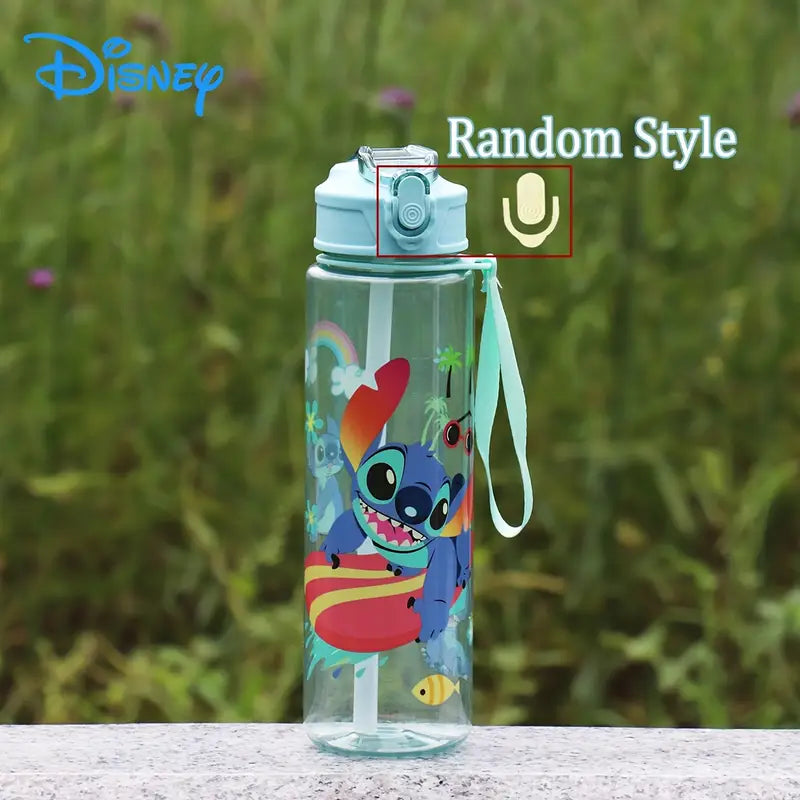 Gourde Sport Disney Stitch 800ml/27oz– Anti-Fuite, Design Cartoon, Léger et Portable – Idéal pour Escalade, Course, Fitness & Cadeau