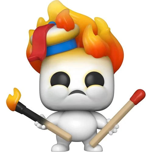 Ghostbusters 3: After Life Mini Puft on Fire Pop! Vinyl Figure