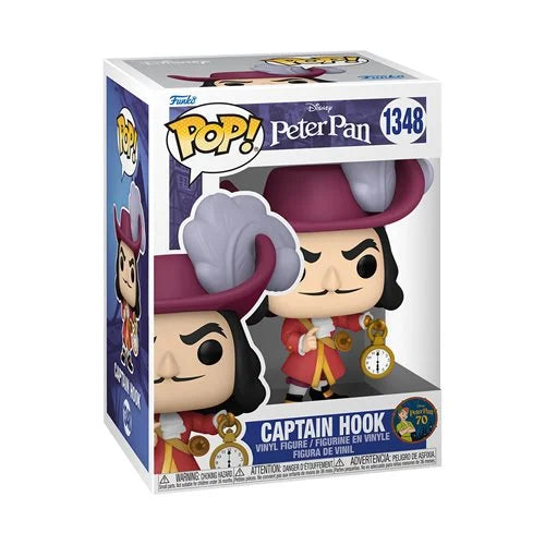 Peter Pan 70th Anniversary Captain Hook Pop! Vinyl Figure #1348