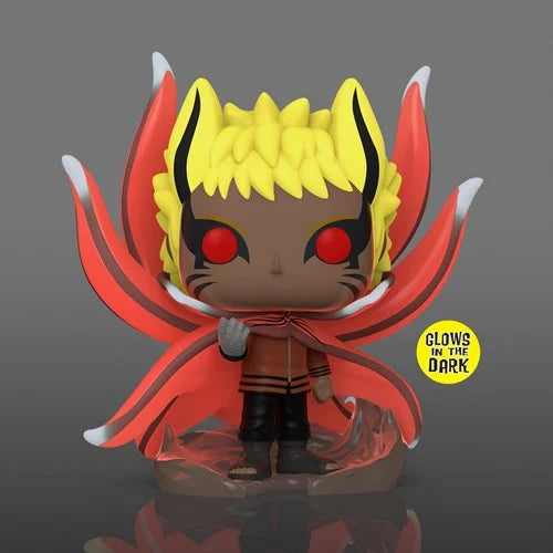 Boruto: Naruto Next Generations Naruto Baryon Mode GITD Super 6-Inch Pop! Vinyl Figure - AAA Anime Exclusive