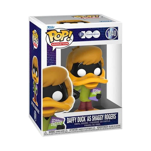 Warner Bros. 100th Anniversary Looney Tunes X Scooby-Doo Daffy Duck as Shaggy Rogers Pop! Vinyl Figure