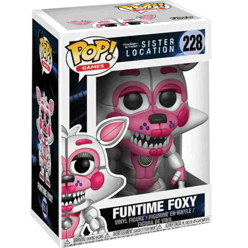 Funko Pop! Games 228 Funtime Foxy Five Nights At Freddy's Sister Location